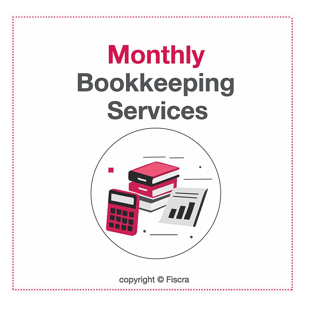 Monthly bookkeeping services for small businesses - Fiscra